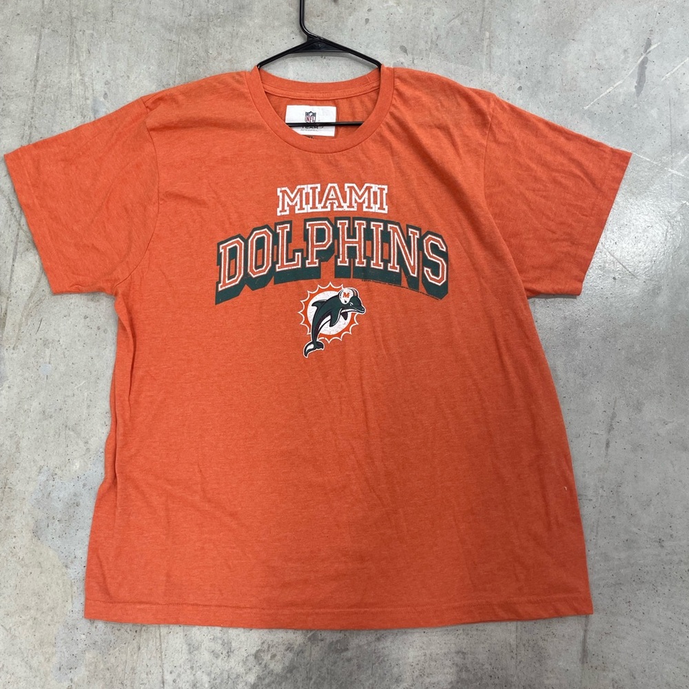 NFL Miami Dolphins Team Apparel Orange Tee